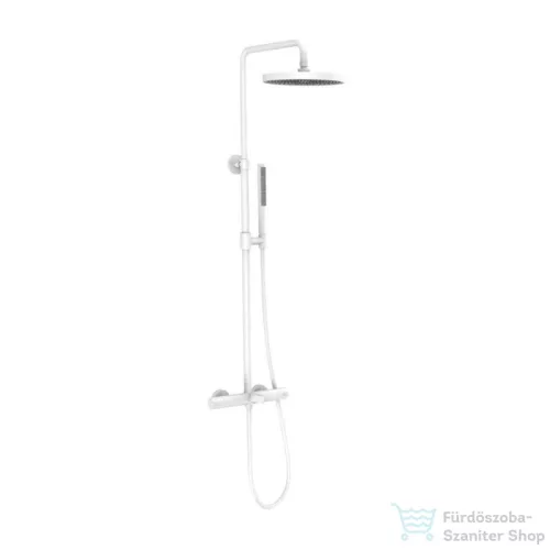BEMUTATÓTERMI AREZZO design ELEGANT 3 funkciós termosztátos zuhanyrendszer, matt fehér AR-3095MW
