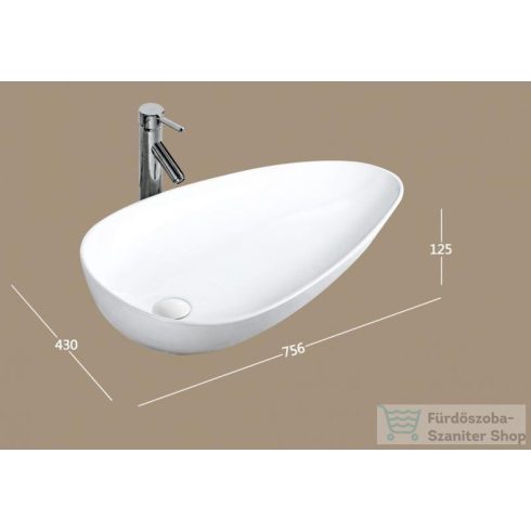 AREZZO design Atlanta 75,5x43 mosdótál AR-326