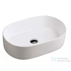   AREZZO design Dayton pultra ültethető mosdó 56x36,6 cm, fehér AR-385