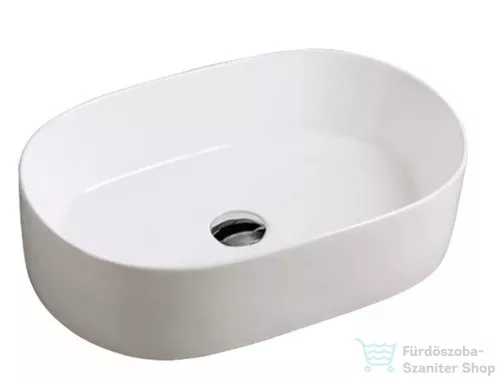 AREZZO design Dayton pultra ültethető mosdó 56x36,6 cm, fehér AR-385