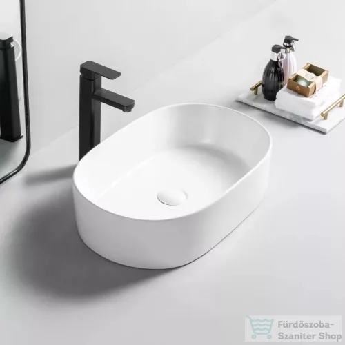 AREZZO design Dayton pultra ültethető mosdó 56x36,6 cm, fehér AR-385