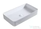 AREZZO design Fargo pultra ültethető mosdó 60x34 cm, fehér AR-390