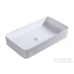   AREZZO design Fargo pultra ültethető mosdó 60x34 cm, fehér AR-390