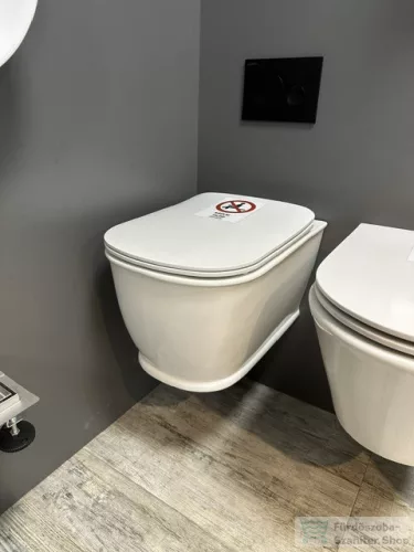 BEMUTATÓTERMI AREZZO design CHARLTON Rimless függesztett wc + soft-close wc tető AR-401_AR-NSC