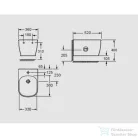 AREZZO design Charlton függesztett bidet AR-403