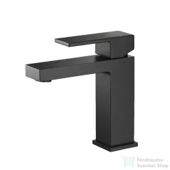   AREZZO design CUBEFIELD mosdó csaptelep, leeresztő nélkül, matt fekete AR-4401B