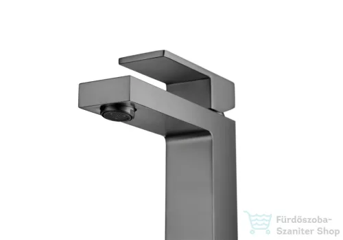 AREZZO design CUBEFIELD mosdó csaptelep, leeresztő nélkül, gun metal AR-4401GM