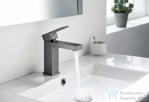 AREZZO design CUBEFIELD mosdó csaptelep, leeresztő nélkül, gun metal AR-4401GM