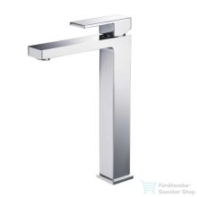   AREZZO design CUBEFIELD magasított mosdócsaptelep, leeresztő nélkül, króm AR-4402CR