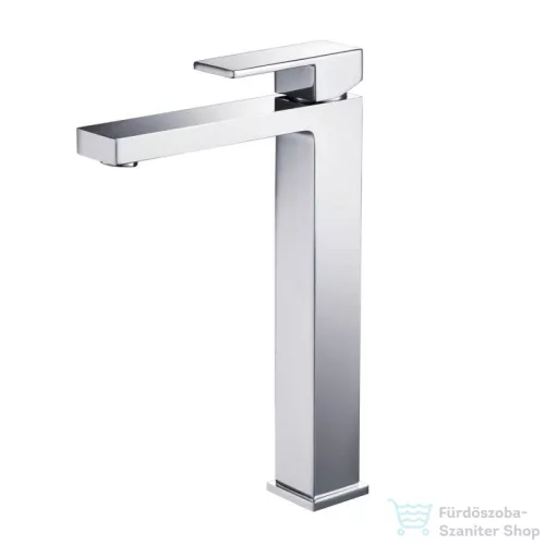 AREZZO design CUBEFIELD magasított mosdócsaptelep, leeresztő nélkül, króm AR-4402CR