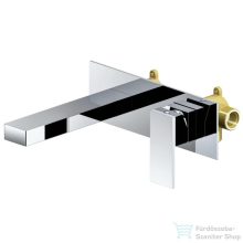   AREZZO design CUBEFIELD fali mosdó csaptelep, leeresztő nélkül, króm AR-4403CR