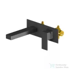 AREZZO design CUBEFIELD fali mosdó csaptelep, leeresztő nélkül, gun metal AR-4403GM