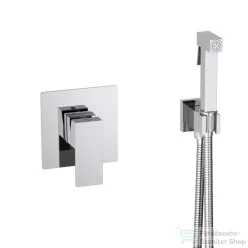   AREZZO design CUBEFIELD falsík alatti bidé csaptelep zuhanyszettel, króm  AR-4407CR