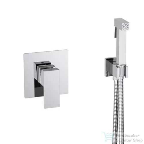 AREZZO design CUBEFIELD falsík alatti bidé csaptelep zuhanyszettel, króm  AR-4407CR