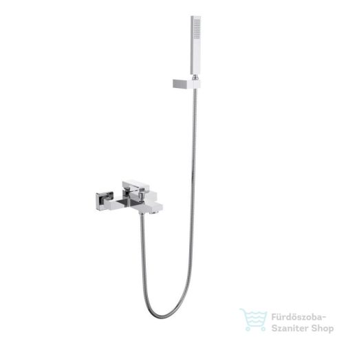 AREZZO design CUBEFIELD kádcsaptelep, zuhanyszettel, króm AR-4410CR