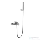 AREZZO design CUBEFIELD kádcsaptelep, zuhanyszettel, gun metal AR-4410GM