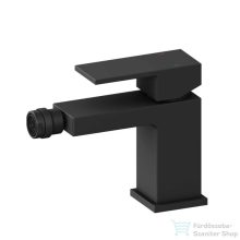   AREZZO design CUBEFIELD bidé csaptelep, leeresztő nélkül, matt fekete AR-4411B