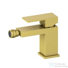   AREZZO design CUBEFIELD bidé csaptelep, leeresztő nélkül, szálcsiszolt arany AR-4411G