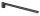 AREZZO design NORO törölközőtartó 1 ágú, fekete AR-5013344