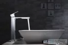 AREZZO design SPRINGFIELD magasított mosdó csaptelep, leeresztő nélkül, króm AR-5032