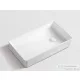 AREZZO design Charlotte pultra ültethető mosdó 61x34 cm, fehér AR-508