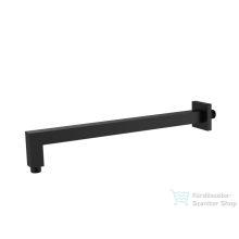   AREZZO design SQUARE 40 cm-es szögletes zuhanykar, matt fekete AR-6000MB