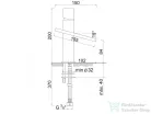 AREZZO design ARTFIELD mosdó csaptelep, leeresztő nélkül, matt fekete AR-6031BL