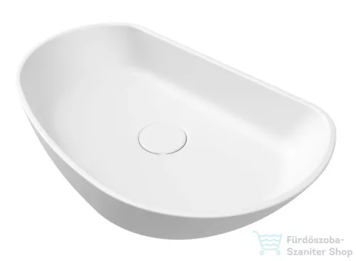AREZZO design Maryland pultra ültethető mosdó, matt fehér AR-615MW
