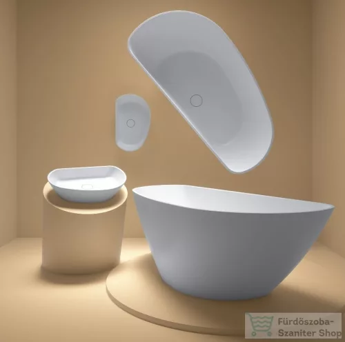 AREZZO design MARYLAND 60x37 cm-es öntöttmárvány mosdó AR-615