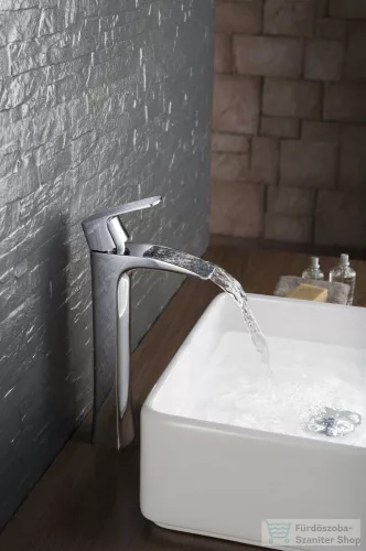 AREZZO design WAKEFIELD cascade magasított mosdó csaptelep, leeresztő nélkül, króm AR-7002