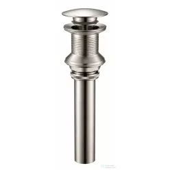   AREZZO design click-clack mosdó leeresztő, túlfolyó nélküli mosdókhoz, szálcsiszolt nikkel AR-726BN0