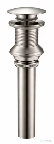 AREZZO design click-clack mosdó leeresztő, túlfolyó nélküli mosdókhoz, szálcsiszolt nikkel AR-726BN0