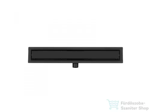 AREZZO design 2IN1 800 MM-ES ROZSDAMENTES ACÉL FOLYÓKA MATT FEKETE AR-800MBD