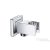AREZZO design SPRINGFIELD zuhanytartó, gégecső csatlakozóval, króm AR-8025