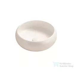   Arezzo Design SORAYA  36 cm-es pultra ültethető mosdó leeresztő nélkül, matt fehér AR-81300240WB