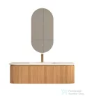 Arezzo Design SIERRA 120 cm-es, 2 ajtós, 1 fiókos alsószekrény pult, mosdó és csaptelep nélkül, tölgy AR-81879120LO