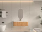 Arezzo Design SIERRA 120 cm-es, 2 ajtós, 1 fiókos alsószekrény pult, mosdó és csaptelep nélkül, tölgy AR-81879120LO