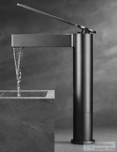 BEMUTATÓTERMI AREZZO design ELEGANT magasított mosdócsaptelep, gun metal AR-8595GM