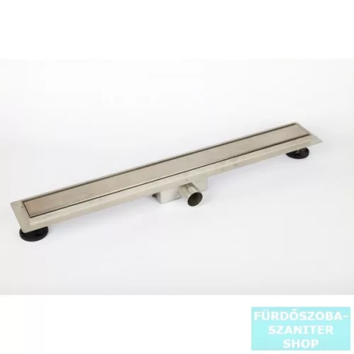 AREZZO design 900 mm-es rozsdamentes acél folyóka Steel ráccsal AR-900