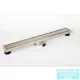 AREZZO design 900 mm-es rozsdamentes acél folyóka Steel ráccsal AR-900
