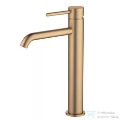   Arezzo Design ASTRO magasított mosdó csaptelep leeresztő nélkül, szálcsiszolt bronz AR-90012BB