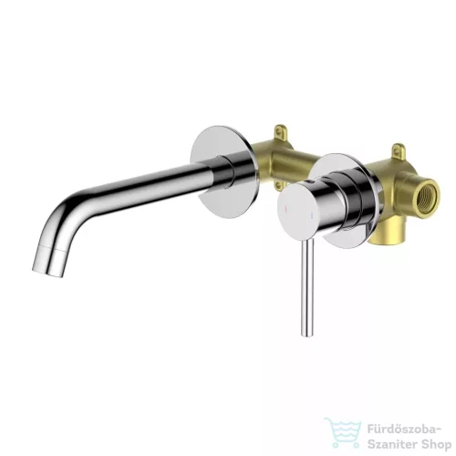 Arezzo Design ASTRO falsík alatti mosdó csaptelep 18 cm-es kifolyóval, króm AR-90015CR