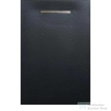   AREZZO design SOLIDSoft zuhanytálca 160x90 cm, ANTRACIT, egyenes lefolyóval (2 doboz) AR-90160LINA