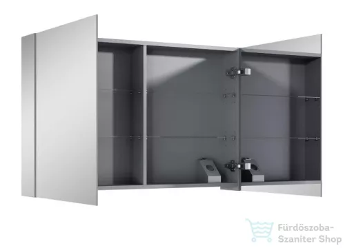 AREZZO design MEDIUM Tükrös szekrény 100 cm, 2 ajtó+technobox AR-904659