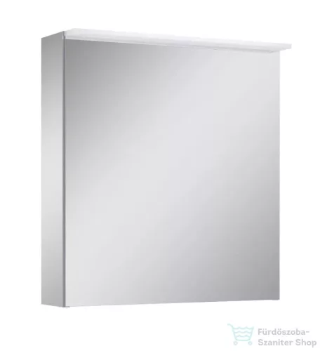 AREZZO design PREMIUM Tükrös szekrény 60 cm, 1 ajtó, technobox, LED lámpa panel AR-904663