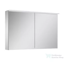   AREZZO design PREMIUM Tükrös szekrény 100 cm, 2 ajtó, technobox, LED lámpa panel AR-904665