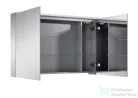 AREZZO design PREMIUM Tükrös szekrény 100 cm, 2 ajtó, technobox, LED lámpa panel AR-904665