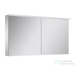   AREZZO design PREMIUM Tükrös szekrény 120 cm, 2 ajtó, technobox, LED lámpa panel AR-904666