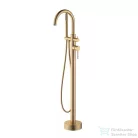 Arezzo design ASTRO szabadon álló kádtöltő csaptelep zuhanyszettel, szálcsiszolt bronz AR-905011BB