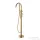 Arezzo design ASTRO szabadon álló kádtöltő csaptelep zuhanyszettel, szálcsiszolt bronz AR-905011BB